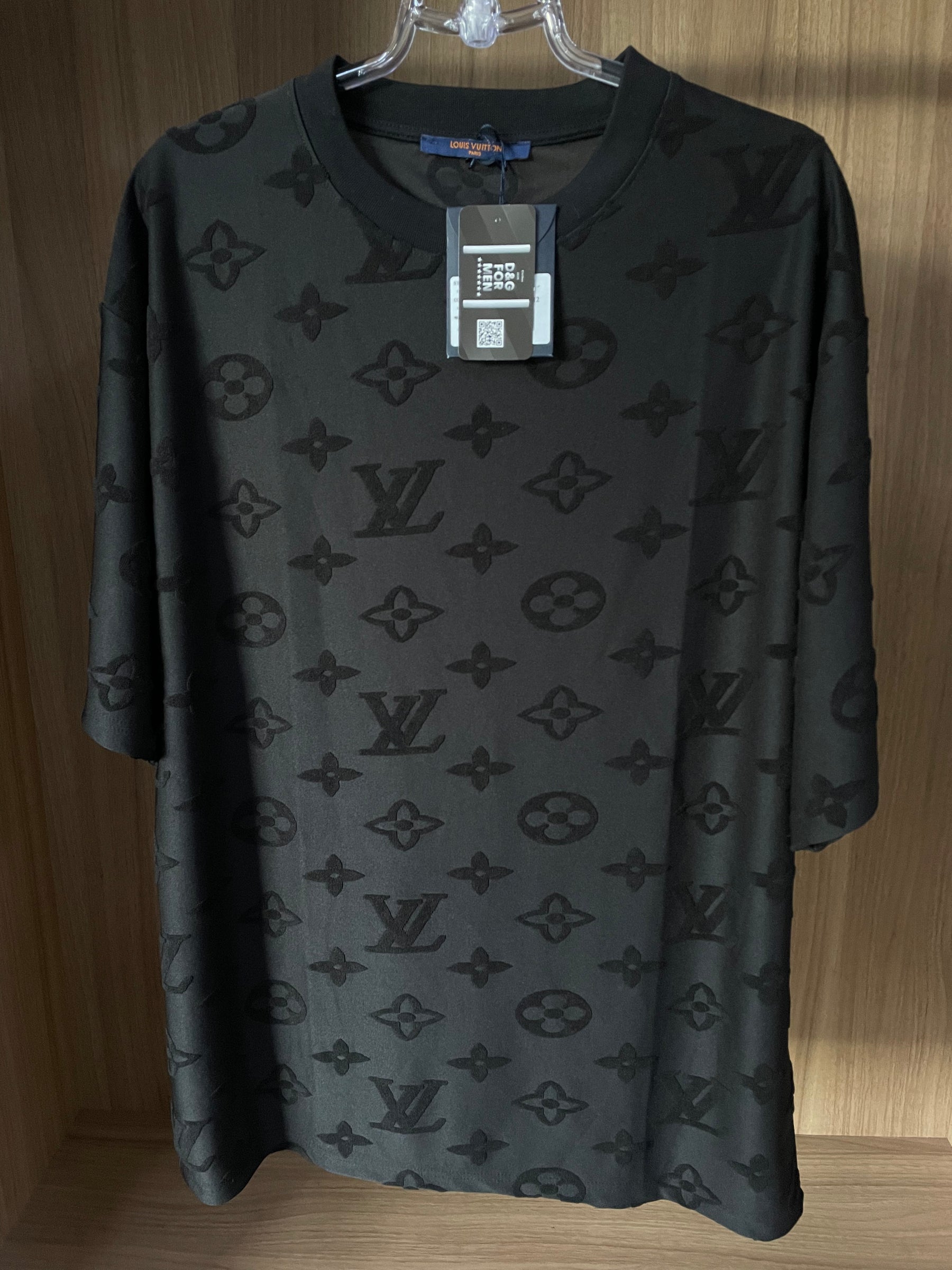 Camisa de Grife - LV Preta | OFERTA BLACK FRIDAY