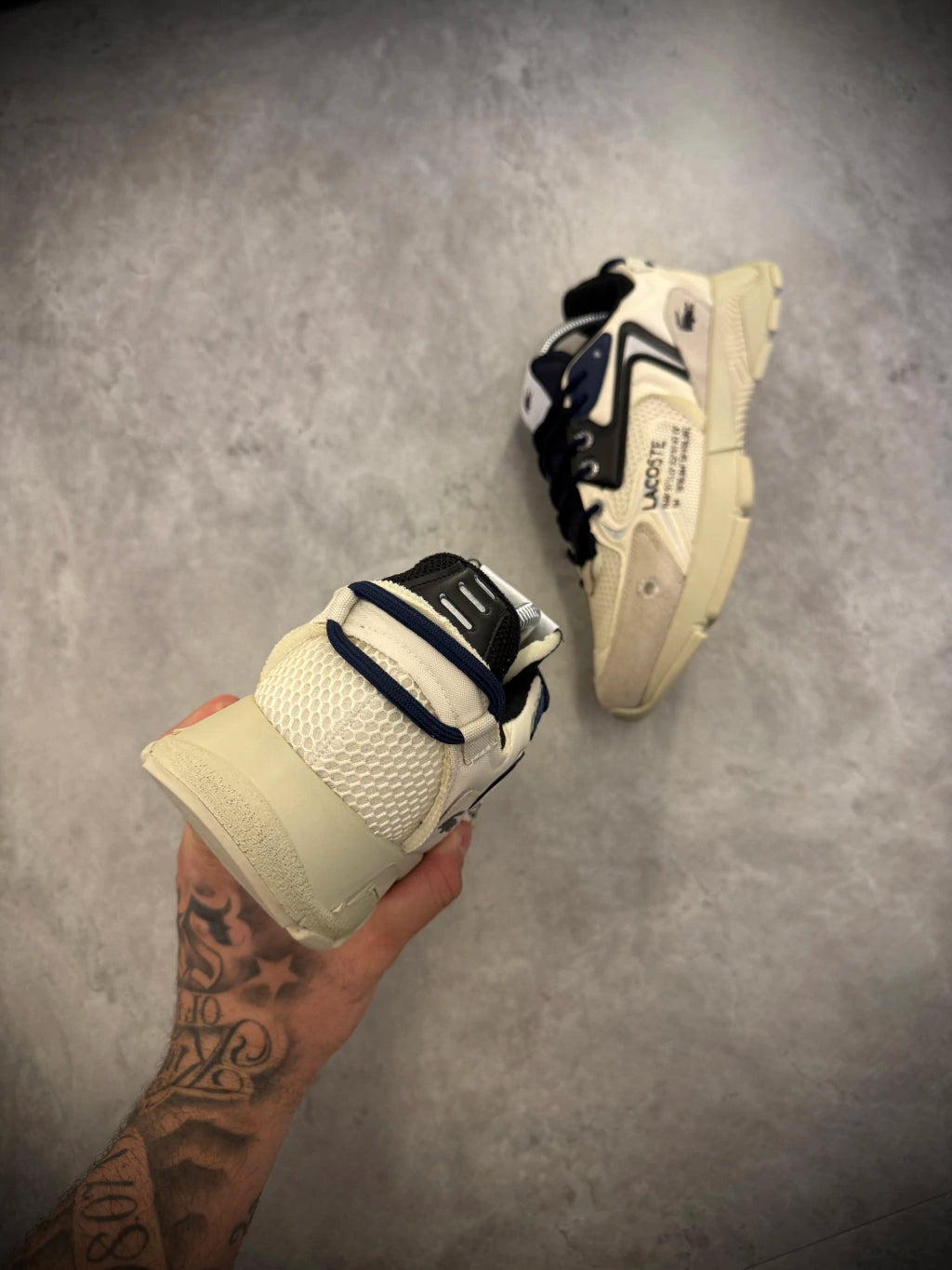 Tênis LAC0STE - L003 NEO | Bege/Preto