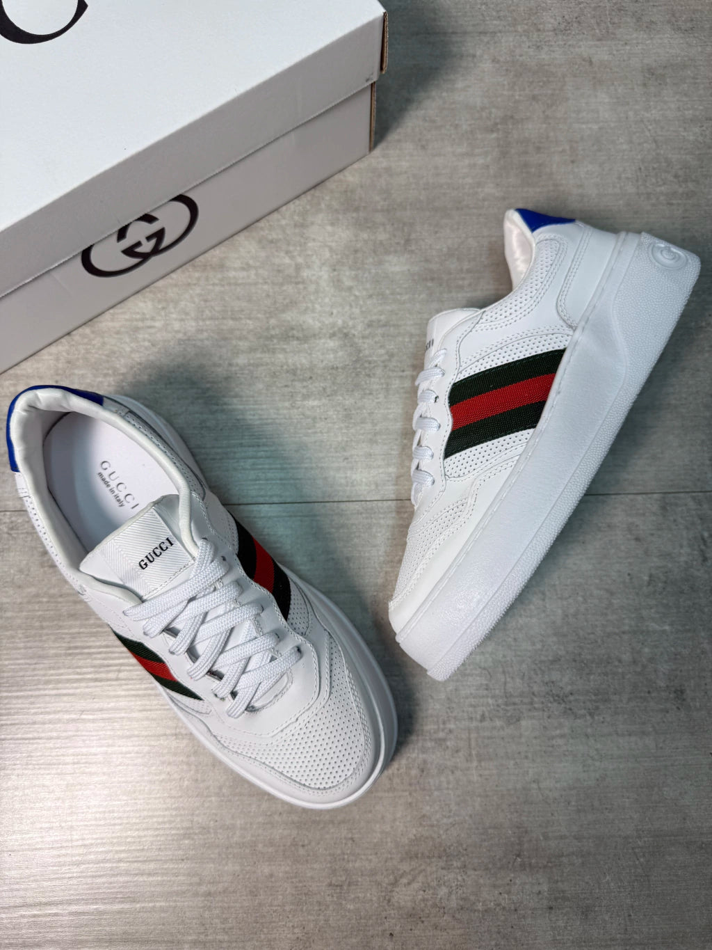 Tênis Importado GUCCI | Fita Tradicional - BRANCO