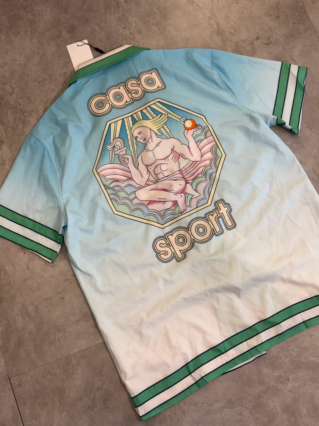 Conjunto Casablanca Sport - Azul Bebê & Verde