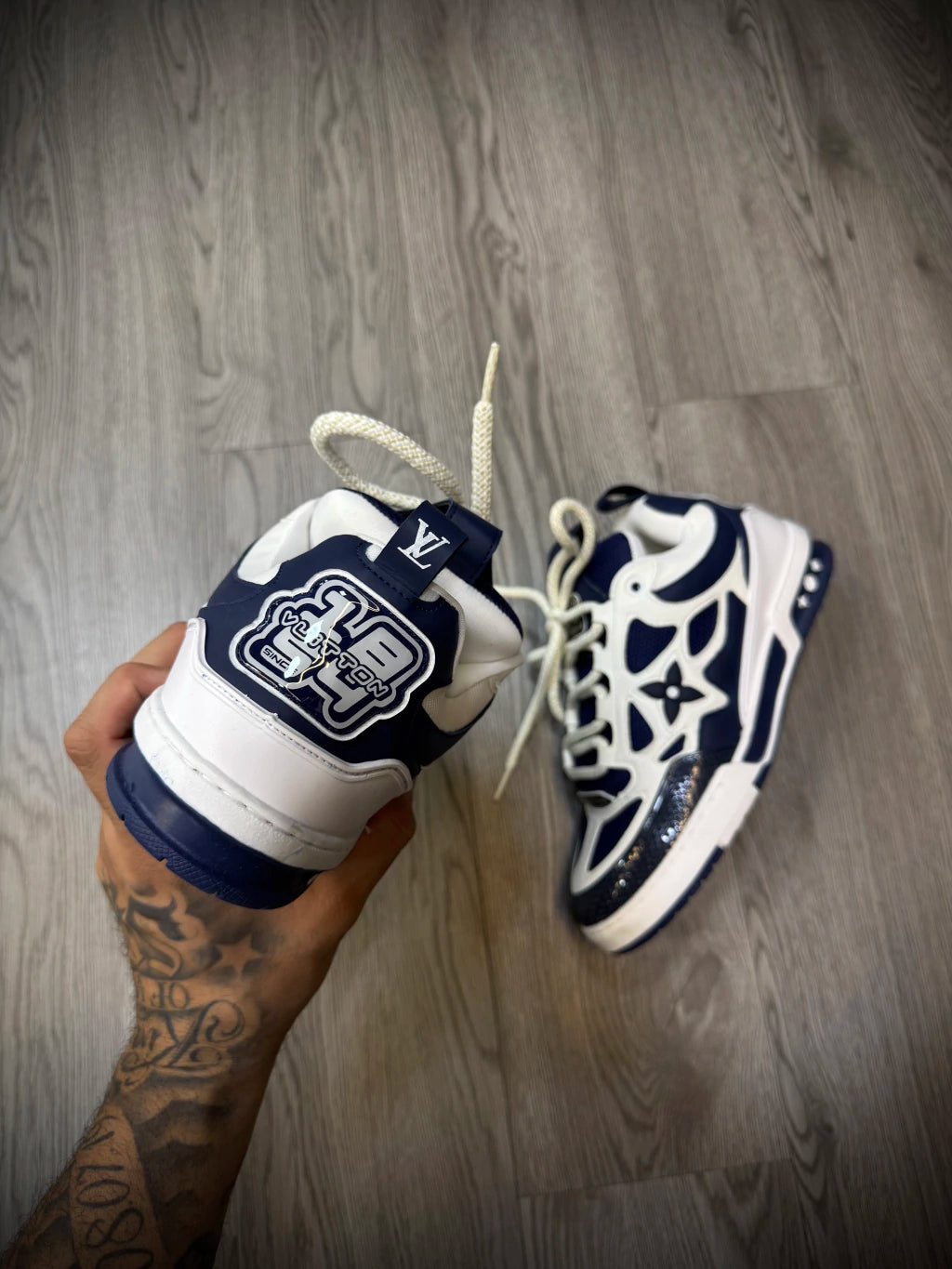 Tênis Louis Vuitton LV - SK8 - Azul Marinho