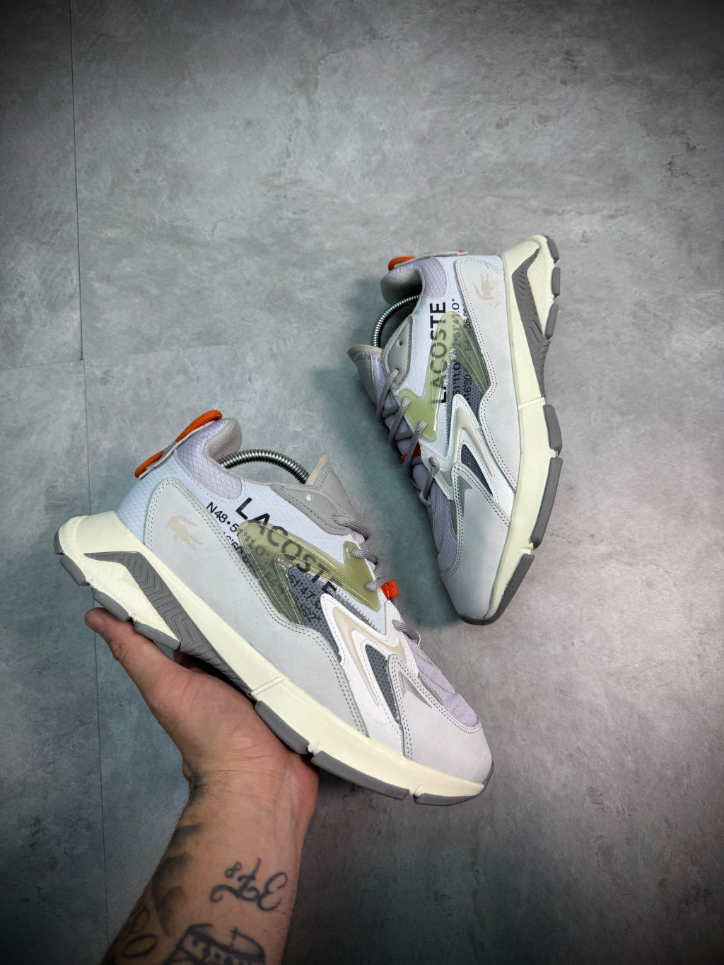 Tênis LAC0STE - LCT L003 | Off White