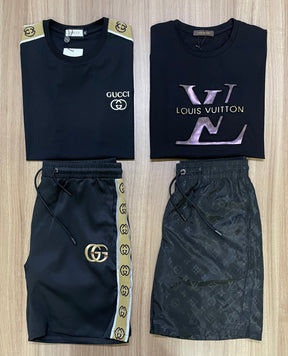 Oferta Black Friday – Kit Duplo de Grife 2 Camisas + 2 Bermudas com Desconto Exclusivo!