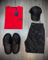 Conjunto Lv Ref 0235 [CAMISA + BERMUDA + SANDÁLIA]