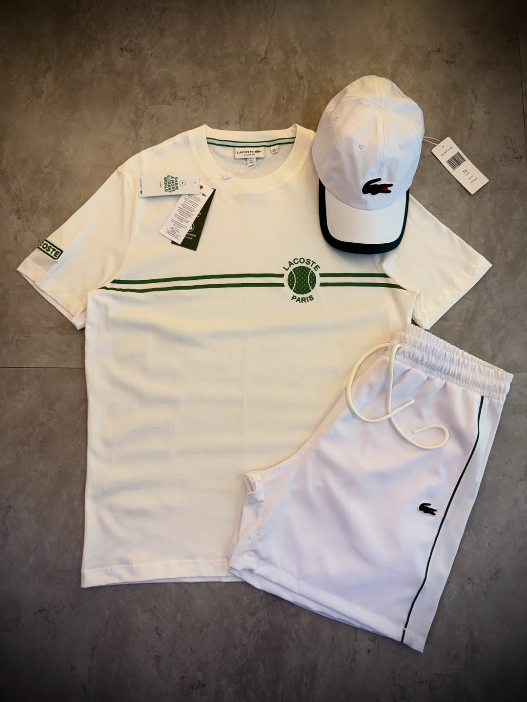 Conjunto Lala Ref 0593 [CAMISA + BERMUDA + SANDÁLIA+BONÉ]