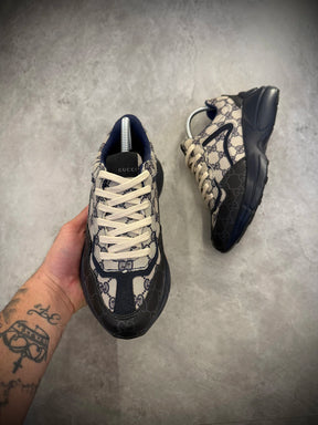 Tênis Importado Gucci | Cinza Monogramado