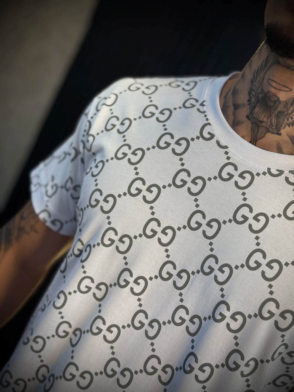 Camisa GUCCI | Monogramada - Branca