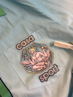 Conjunto Casablanca Sport - Azul Bebê & Verde