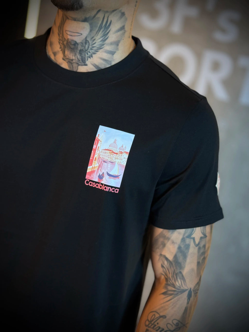 Camisa Casablanca Veneza - Preta