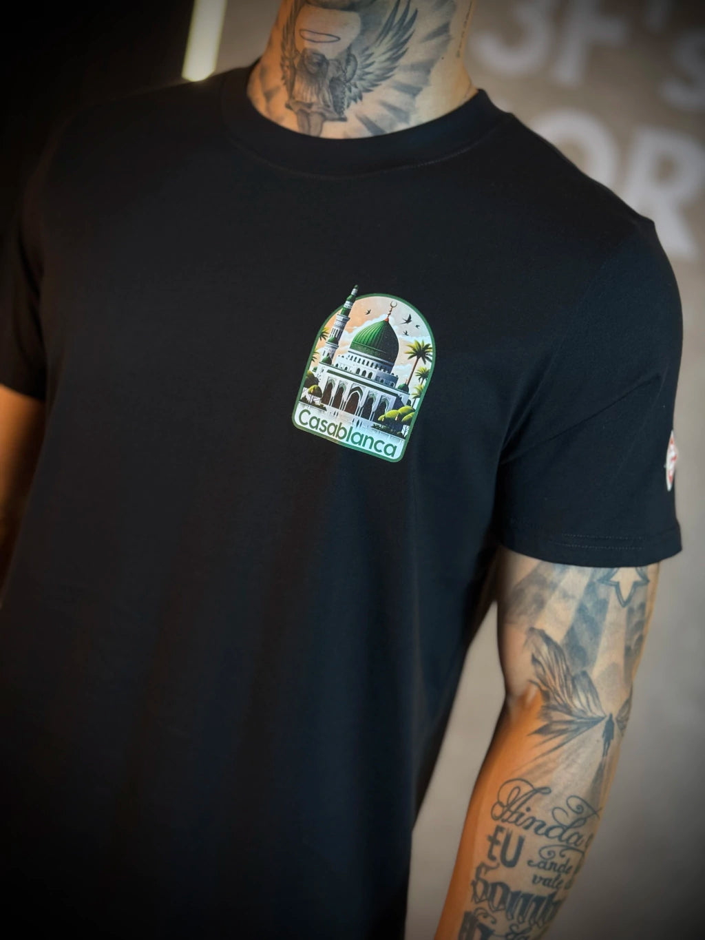 Camisa Casablanca Oasis - Preta