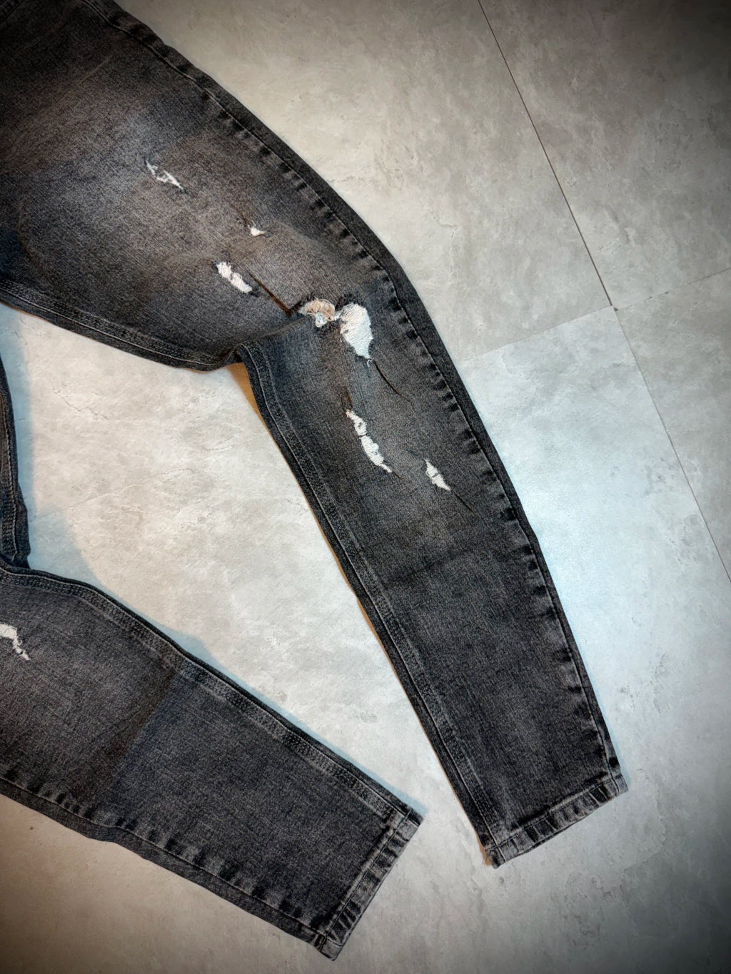 Calça Jeans Titular | Grafite Destroyed