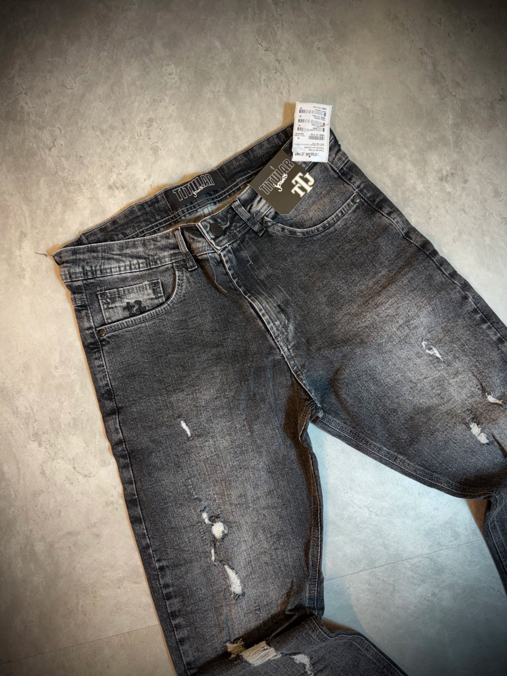 Calça Jeans Titular | Grafite Destroyed