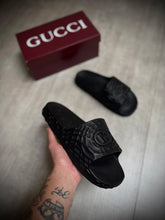 Slide Importada GUCCI | All Black Confort GG - Preto