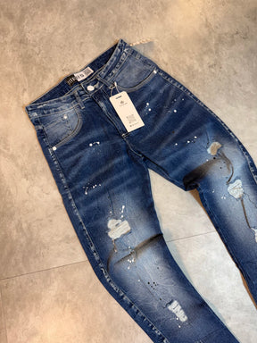 Calça Jeans Claro | Azul Detalhes