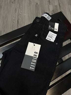 Calça Jeans Titular | Skinny Básica - Preta