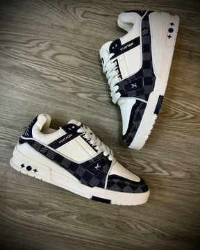 Tênis LV - Branco com Azul XADREZ - Limitado