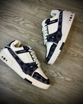 Tênis LV - Branco com Azul XADREZ - Limitado