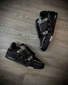 Tênis LV - Preto com Cinza | XADREZ • Limitado