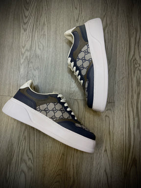 Tênis Importado Gucci - Azul Marinho/Cinza